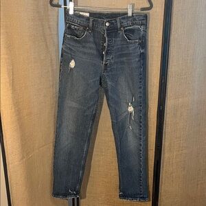 GAP Vintage Blue Straight Leg Jeans